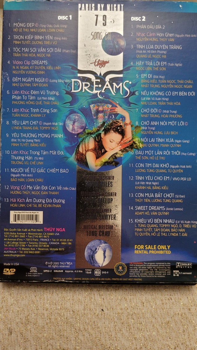 ASIAN PARIS BY NIGHT 79 - DREAMS, 2 Disc | eBay