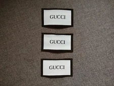 Replacement GUCCI Clothing Designer TAG LABEL Sewing LOT 3 or 5 FAST SHIPPING!!