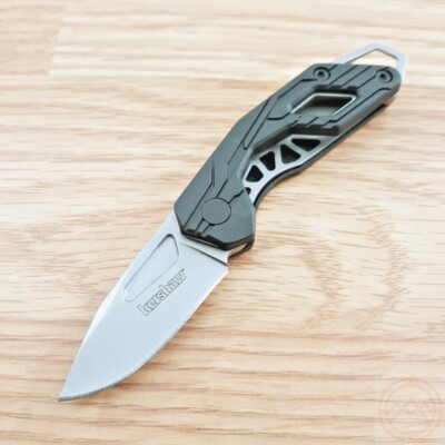 Kershaw Diode Folding Knife 1.63'' 3Cr13 Steel Blade Black Filled Nylon Handle