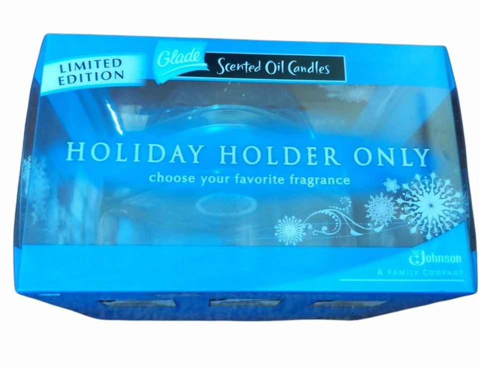 Soporte de vidrio navideño con aceite perfumado Glade edición limitada SOLO nuevo Foto 2 de 3