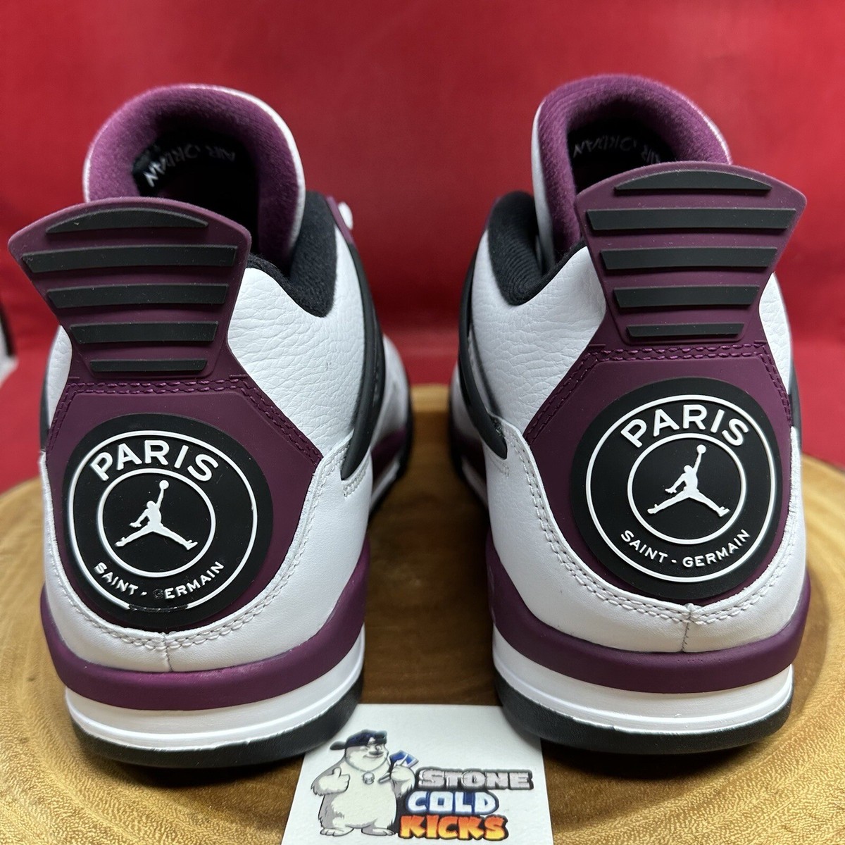 Nike Air Jordan 4 Retro x Paris Saint-Germain Bordeaux Size 11
