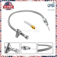 Stainless Flexible Dipstick for GM TH400 TH350 Turbo Transmission SBC BBC Chevy