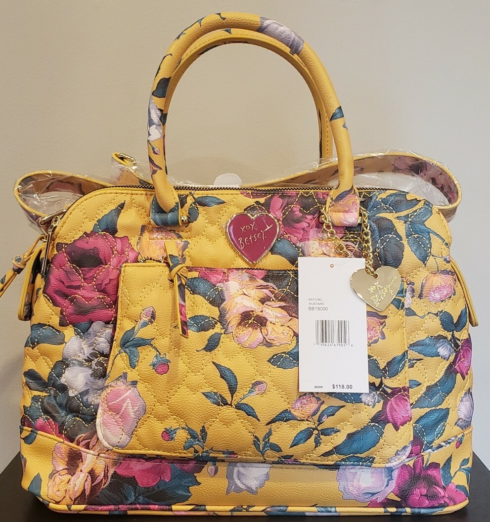 betsey johnson satchel handbags