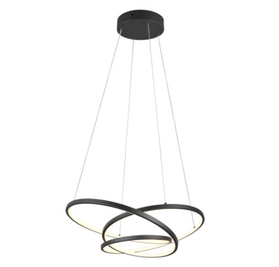 DARVIN LED Pendelleuchte 34W 4500lm dimmbar 2300 4000K Schwarz matt