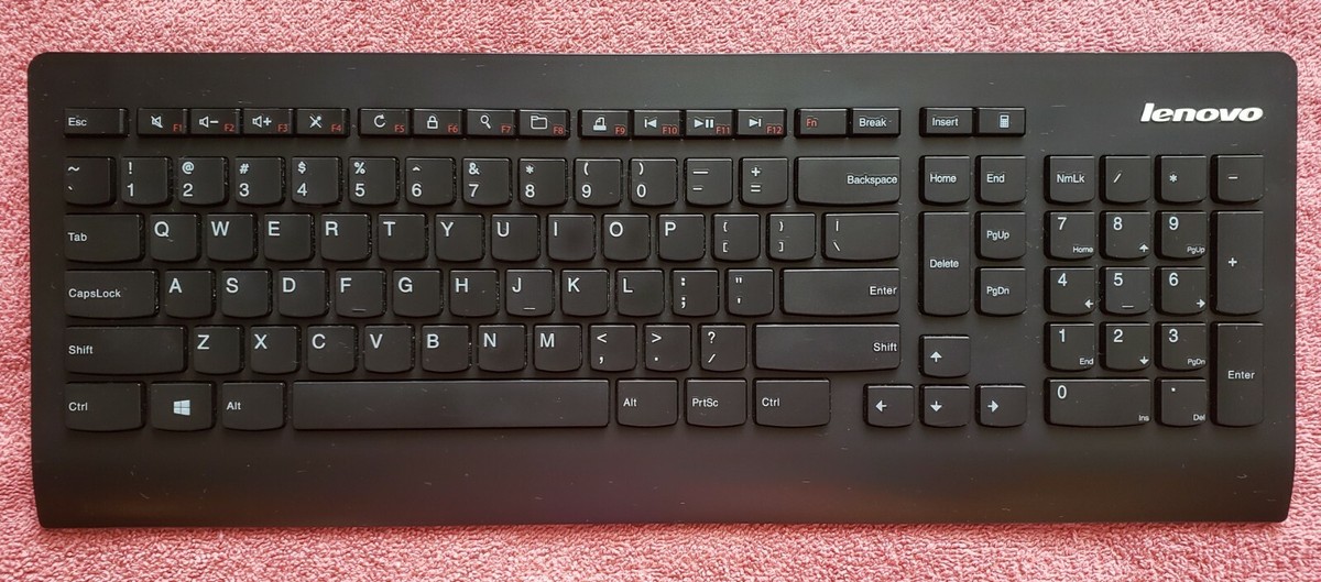 Lenovo KBRF3971 Ultraslim Plus Wireless Keyboard Only USB Receiver NOT  Included