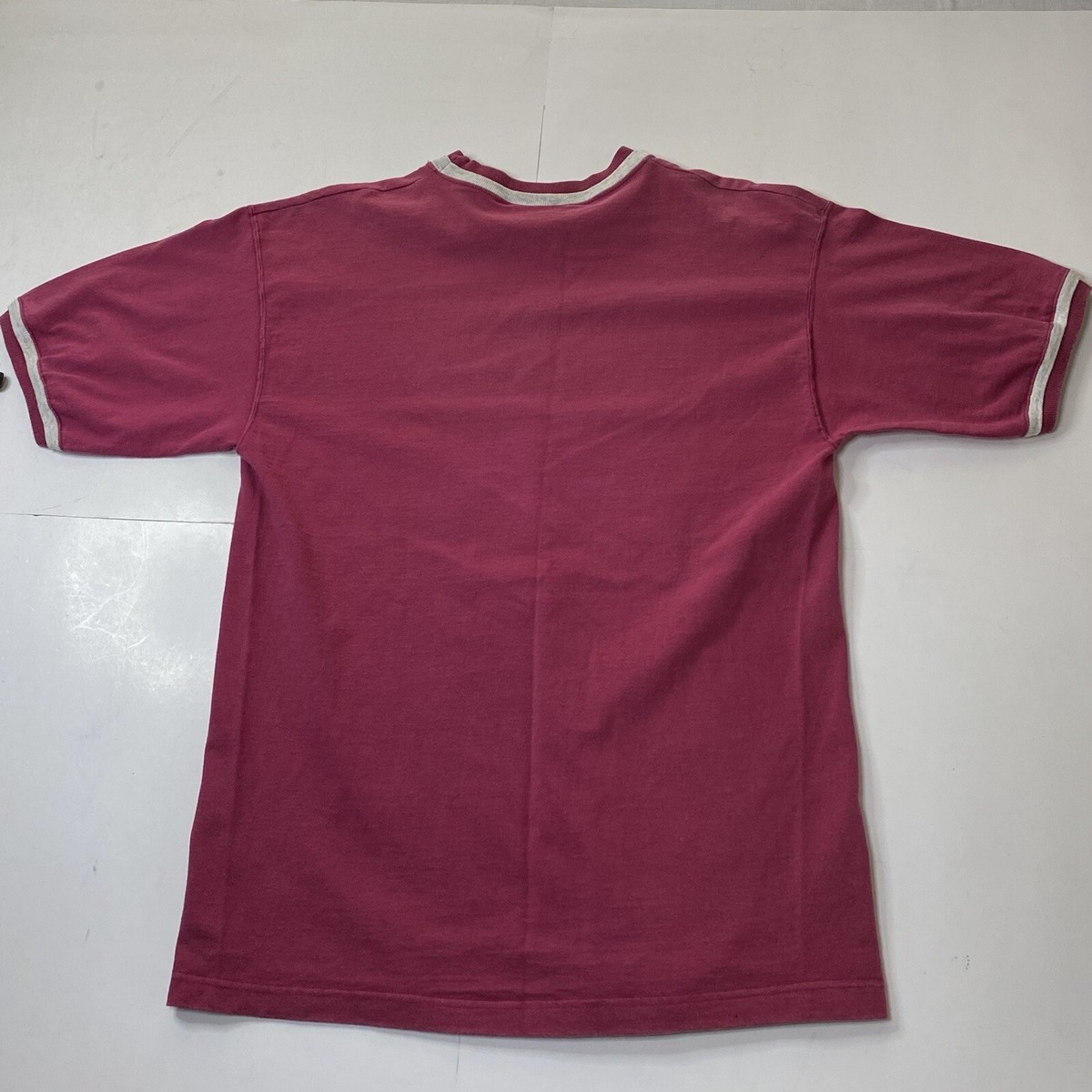Vintage 90's Made In USA T Shirt Ringer 'Put In Bay' Lake