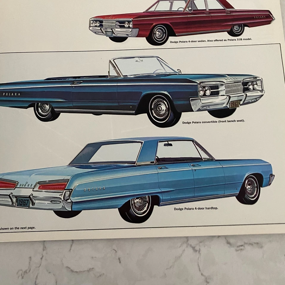 1967 Dodge Rebellion Monaco, Polara, Coronet, Charger Dart Dealer Sales Brochure - Image 2 of 4