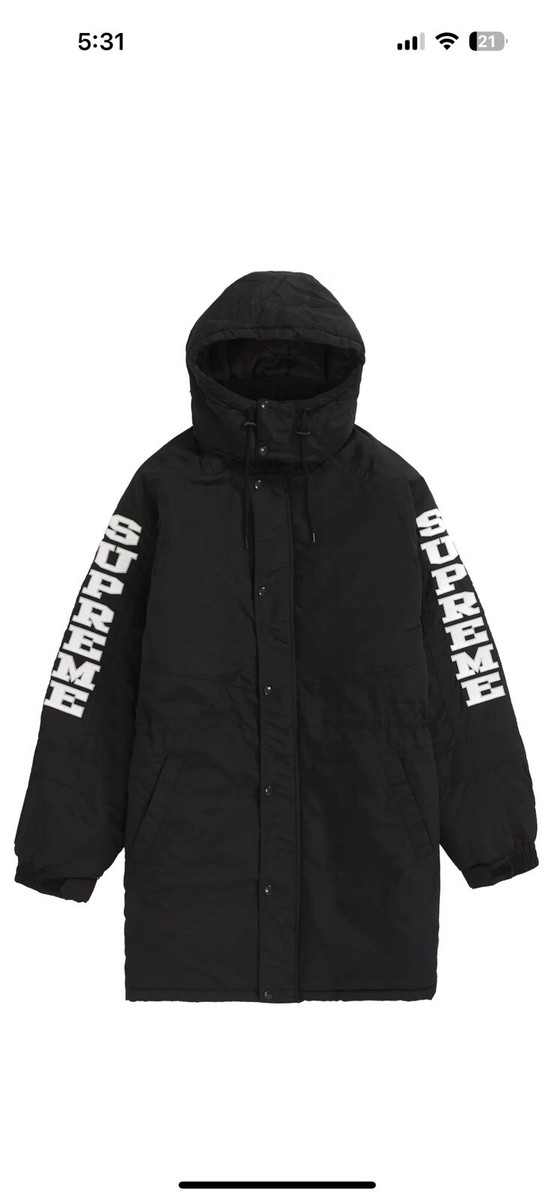 Supreme Sleeve Logo Sideline Parka FW18 Medium | eBay Supreme Sleeve Logo Sideline Parka FW18 Medium | eBay