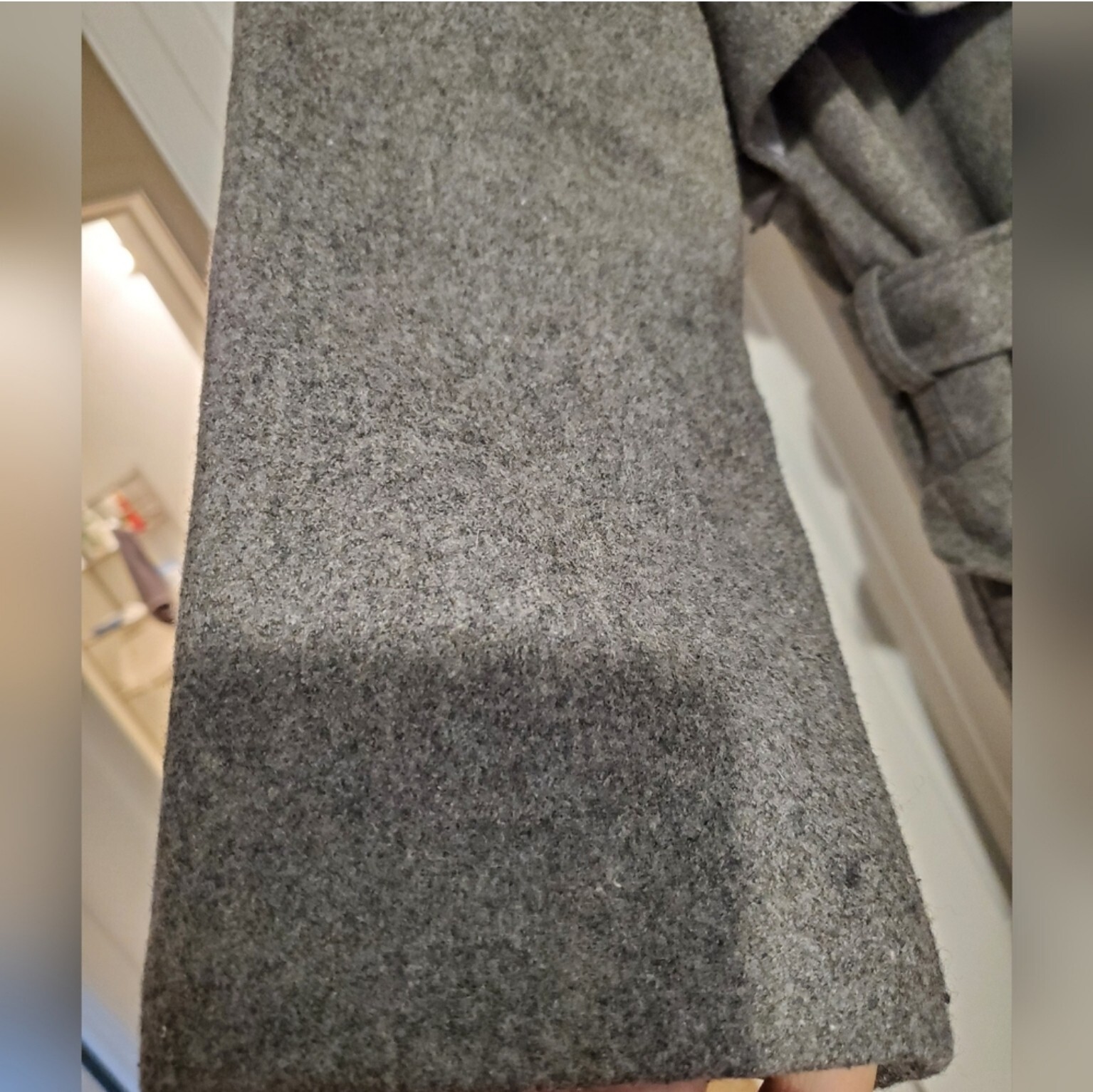 Wool blend Winter coat with down interlayer - image 6