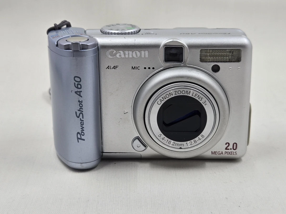 Canon PowerShot A60 1-4.9x Digital Zoom Digital Cameras for sale