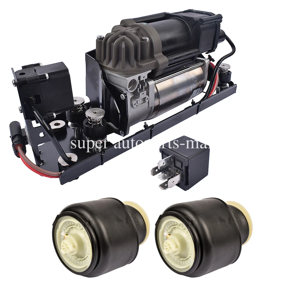 Air Suspension Compressor Pump+2*Air Spring bags For BMW 5 Series F11 2009-2017 - Image 3 of 4