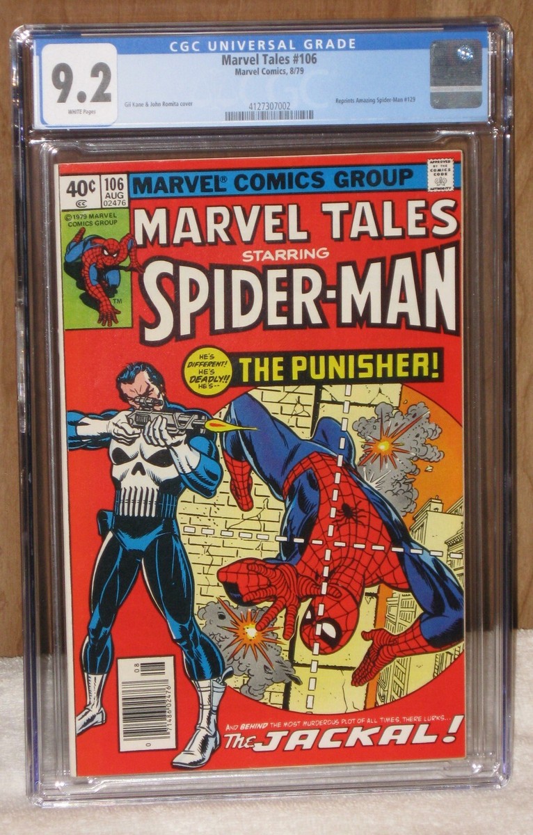 ⑨　アメコミ　MARVEL  TALES  SPIDER MAN Marvel Tales #157 CGC 9.8 NM/MT White Pages Amazing Spider