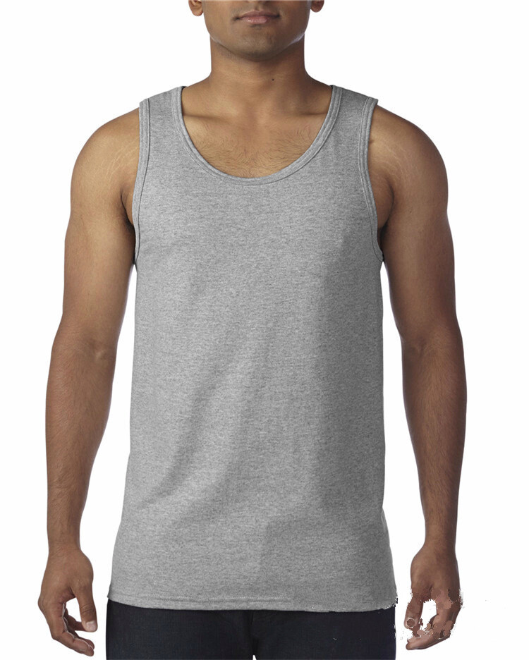 Men’s 3 Pack 100% Cotton Ribbed & Sleeveless Tank Top Undershirt – Assorted Colors (Gray, Large - Foto 4