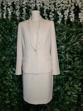 Kasper Blazer Coat & Skirt Women's Size 8 Beige