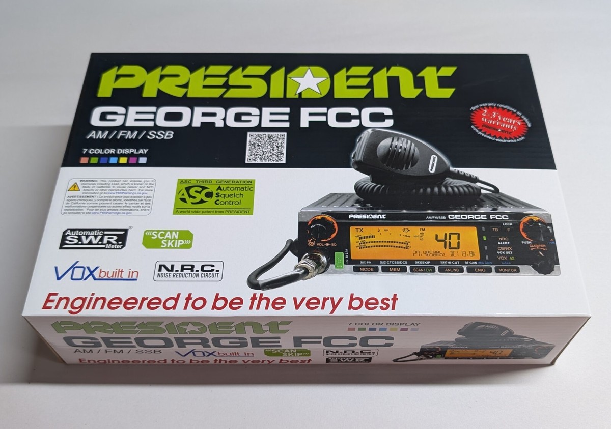 最強 THXE crdp crd crdh cbp CBD CBN CNP President George FCC 40 Channel 12V CB Radio AM/FM/SSB/PA Weather