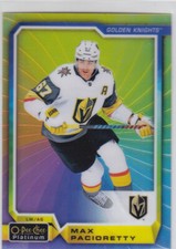 18/19 PLATINUM..MAX PACIORETTY..COLOR WHEEL..# 18..GOLDEN KNIGHTS..COMBINED SHIP