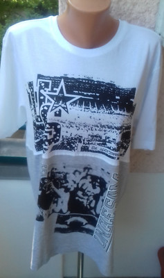 Uncle Sam T - Shirt   WEISS GRAU Gr. M Neu