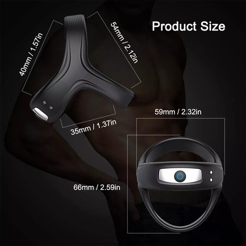 Penisring Vibratoren mit starken Stimulation Cockring Sexspielzeuge für Männer - Bild 17 von 17