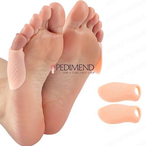 PEDIMEND Gel Little Toe Cushion Corns Calluses Bunion Blister Pain Cut Protector - Picture 15 of 17