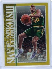 2019-20 Panini Contenders Optic Historic Slams Gold Prizm #9 Shawn Kemp #03/10