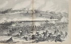 Frank Leslie's  1/3/1863 Battle of Fredericksburg / Thanksgiving Fort Pulaski
