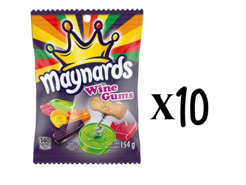 Maynards Wine Gums Gummy Candy 154g X10 Bags Fresh Canada - Bild 1 von 7