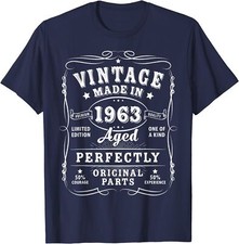 Vintage 60th Birthday Funny 1963 60 Birthday Gift Tee Unisex T-Shirt
