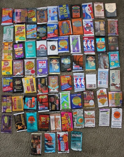 ESTATE SALE - Lot of 50 Vintage BASKETBALL Cards in Unopened Packs
