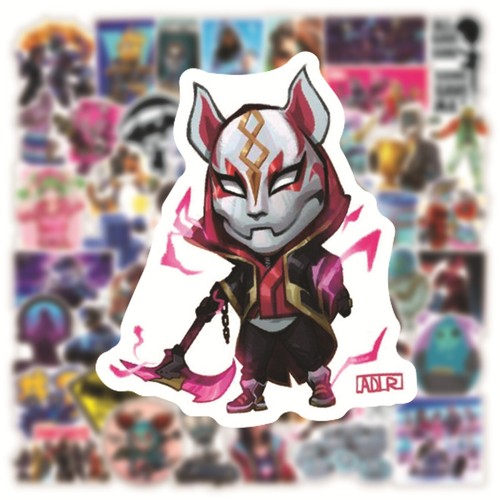 Sticker Fortnite autocollant étanche  jeux vidéo 100 pieces décoration tout type - Photo 12/12