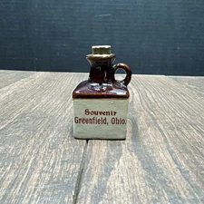 Vintage GREENFIELD OHIO SOUVENIR JUG 