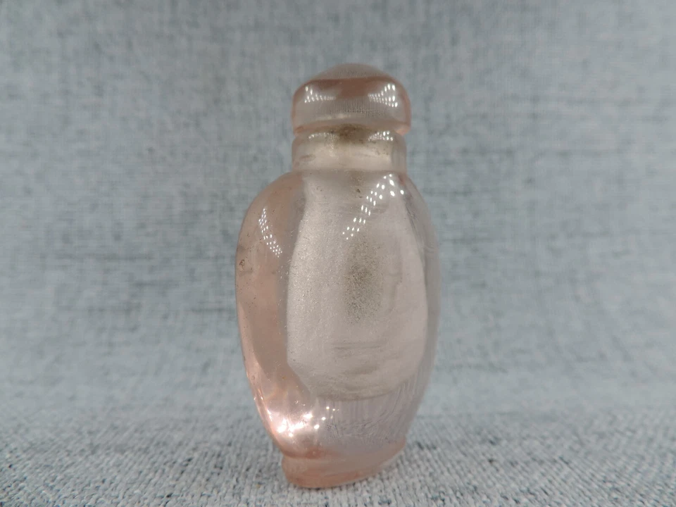 Китайский кристалл имитация изысканный пекинский стеклянный табакерка - Изображение 4 из 4