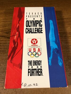 The Olympic Challenge The Energy To Go Further  VHS Used VCR Video Tape Movie
