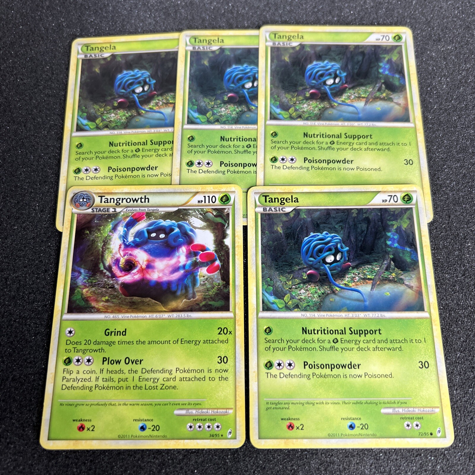 Tangela 72/95 Tangrowth 34/95 Call of Legends Pokemon Card Non-Holo 5
