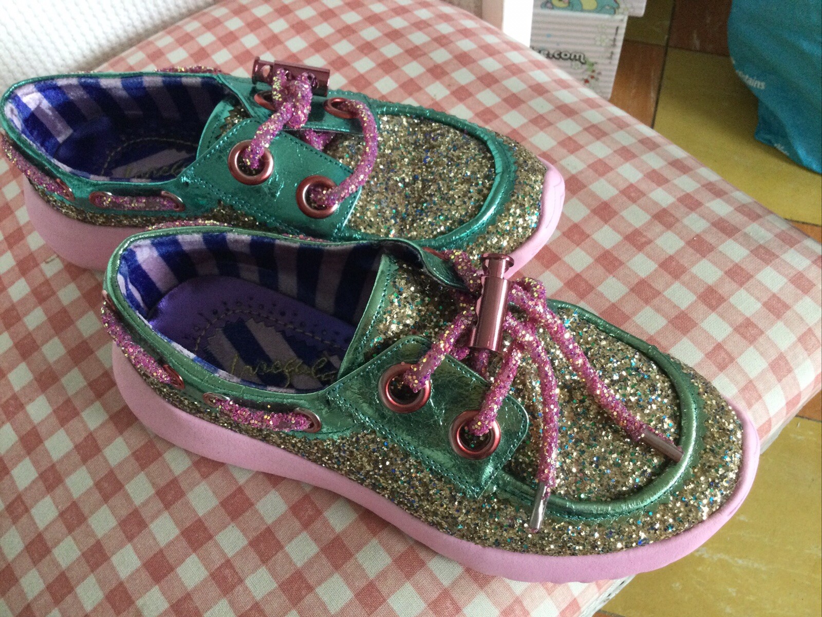 Irregular Choice Multi Sparkle Trainers. Sparkle … - image 8