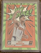 2020-21 Panini Donruss Optic Devin Booker My House Lime Green 016/149 Suns