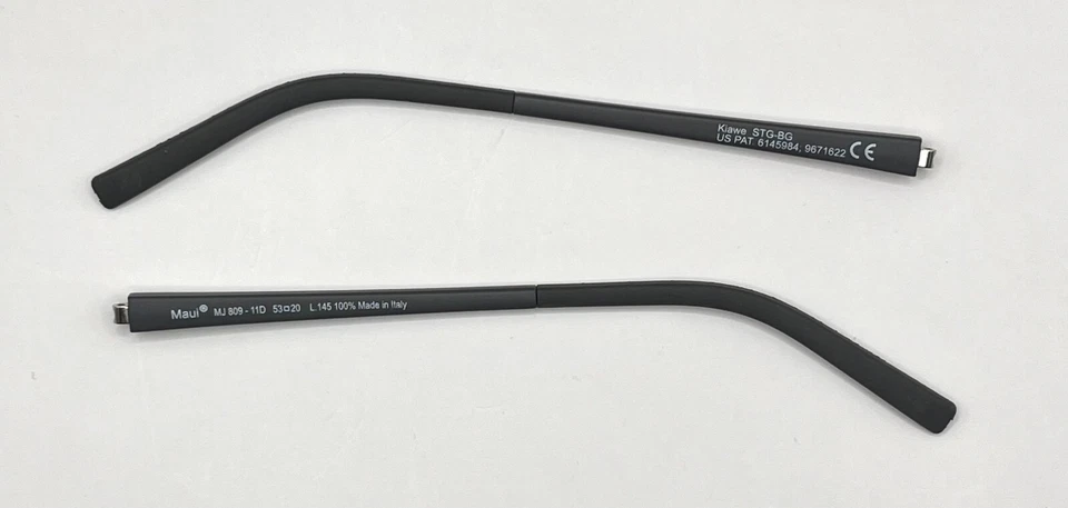 3733 - MAUI JIM 809 MJ809 GRIS AMBAS TEMPLOS NUEVO AUTÉNTICO Foto 3 de 4