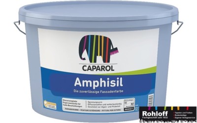Caparol Amphisil Fassadenfarbe 12.5 L weiß siloxanverstärkt hoch diffusionsfähig