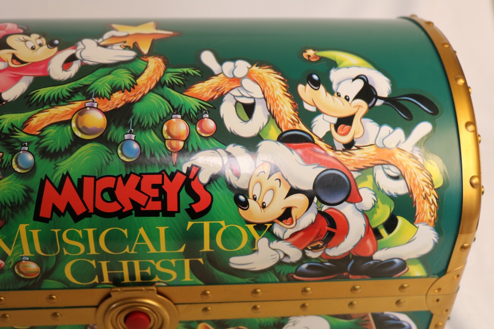 Mickey Musical Toy Chest Self Playing Xylophone Mr. Christmas Carols