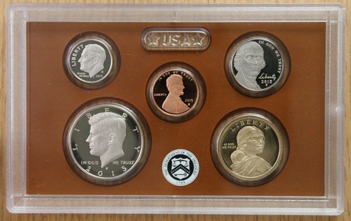 2015 S Clad Proof Set - US Mint - 14 Coins - OGP - Picture 6 of 7