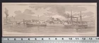 1866 Civil War Print - Baton Rouge, The Capital of Louisiana