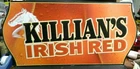 Vintage Killian's Irish Red Beer Metal Bar Sign 14.25" x 29.25" Very Good Cond