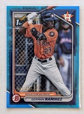 2024 Bowman German Ramirez 1st Bowman Sky Blue Border /499 #BP-93 Houston Astros