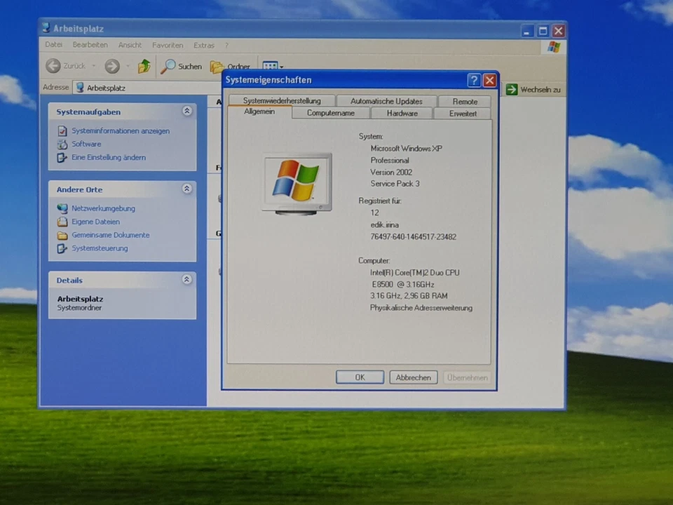 Acer Veriton Windows XP Maschinen PC 3,16GHz 4GB 160GB DVD Computer COM RS 232 - Bild 4 von 4