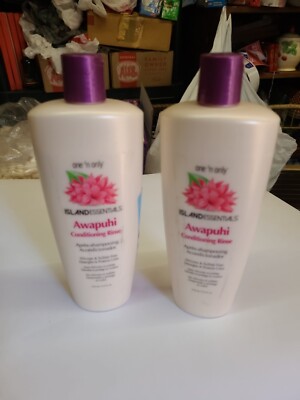 ONE N' ONLY ISLAND ESSENTIALS LOT of 2 AWAPUHI CONDITIONING RINSE 12.5oz NEW