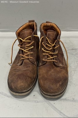 ECCO Rugged Track Hydromax Brown Leather Chukka Boots Men's Size 46 (US 12)