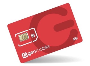 GEN Mobile 5G SIM Card - Orange (Boost Mobile) Network