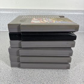 Lotto giochi Nintendo NES Entertainment System Dr. Mario Hockey Sprint Tag Team vintage