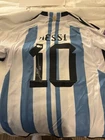Lionel Messi Autographed Argentina Jersey Beckett COA Signed Soccer Memorabilia