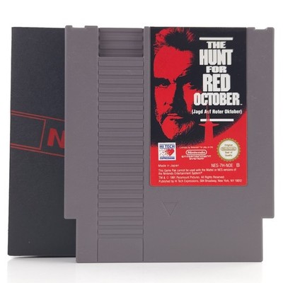 Nintendo NES Spiel: The Hunt For Red October - Modul und Schuber (PAL-B NOE)