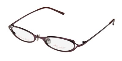 NEW THALIA SAMBA GLASSES METAL FULL-RIM CAT EYE 48-18-135 HT WOMENS PURPLE